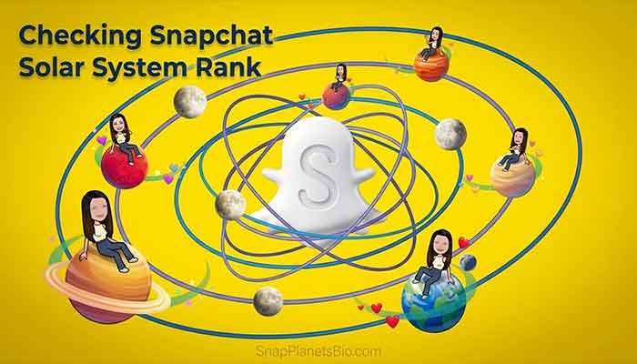 Checking Snapchat Solar System Rank