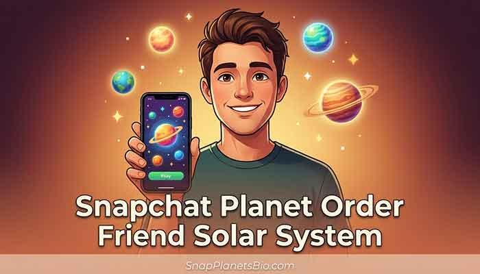Snapchat Planet Order: What I Learned After Staring at My Friend Solar System Way Too Long 9 Snapchat Planet Order Friend Solar System Illustration On Smartphone