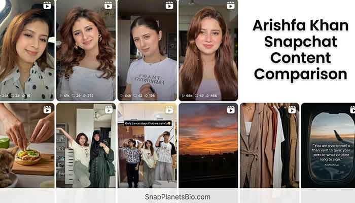Arishfa Khan Snapchat: What Her Account Actually Looks Like 2 Arishfa Khan Snapchat Content Comparison