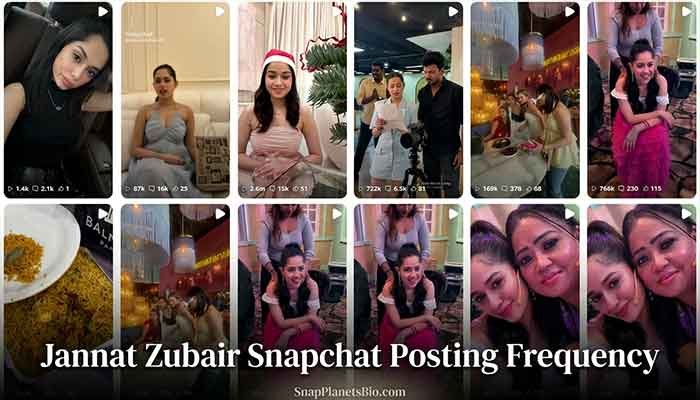 Jannat Zubair Snapchat: What Her Account Actually Looks Like 2 Jannat Zubair Snapchat Posting Frequency