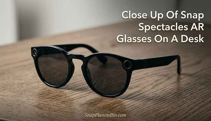 Snap Spectacles: What It's Actually Like Wearing the Future On Your Face 2 Close Up Of Snap Spectacles AR Glasses On A Desk